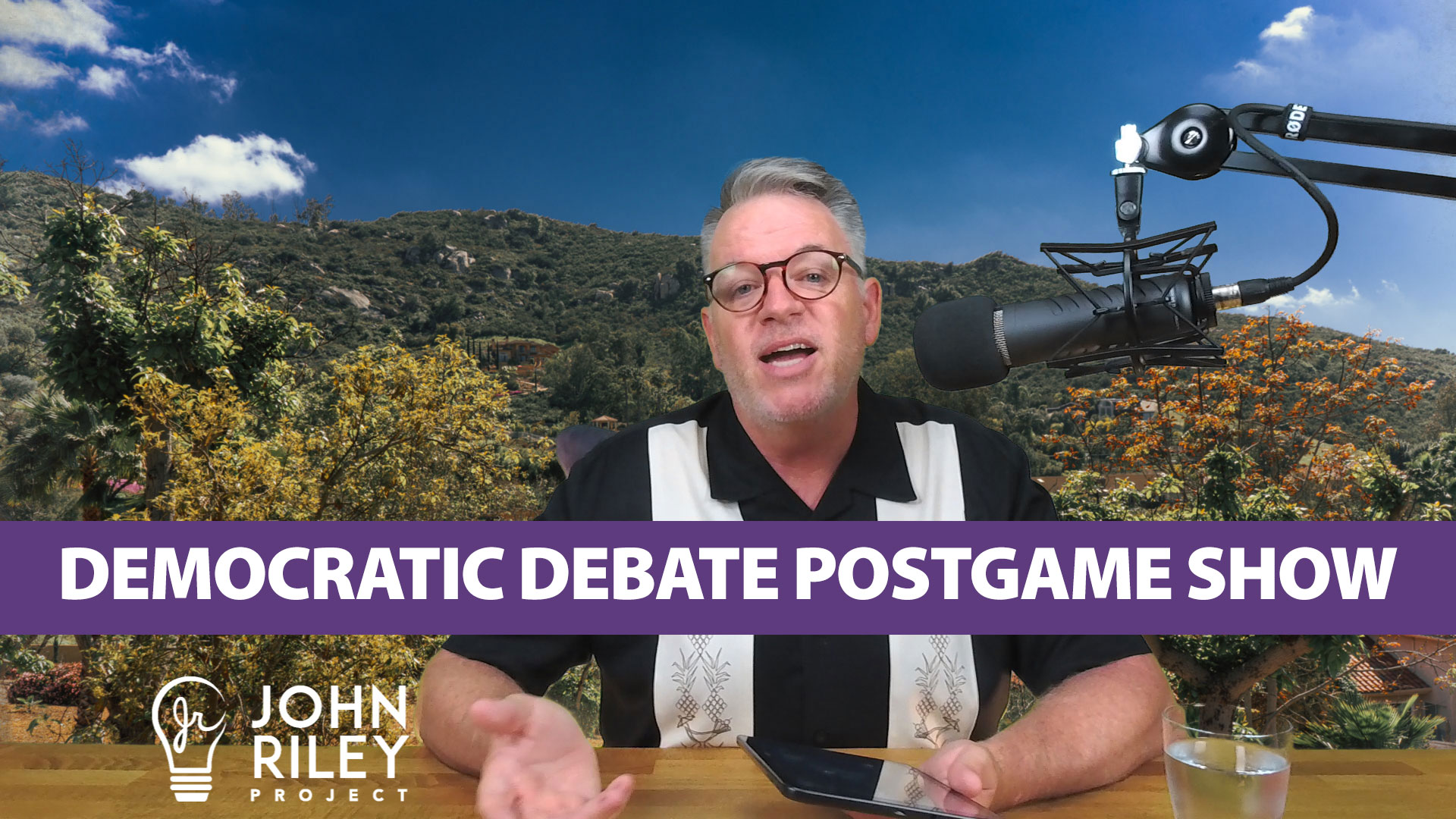 Democratic Debate POTUS Post Game Show JRP0060 John Riley Project