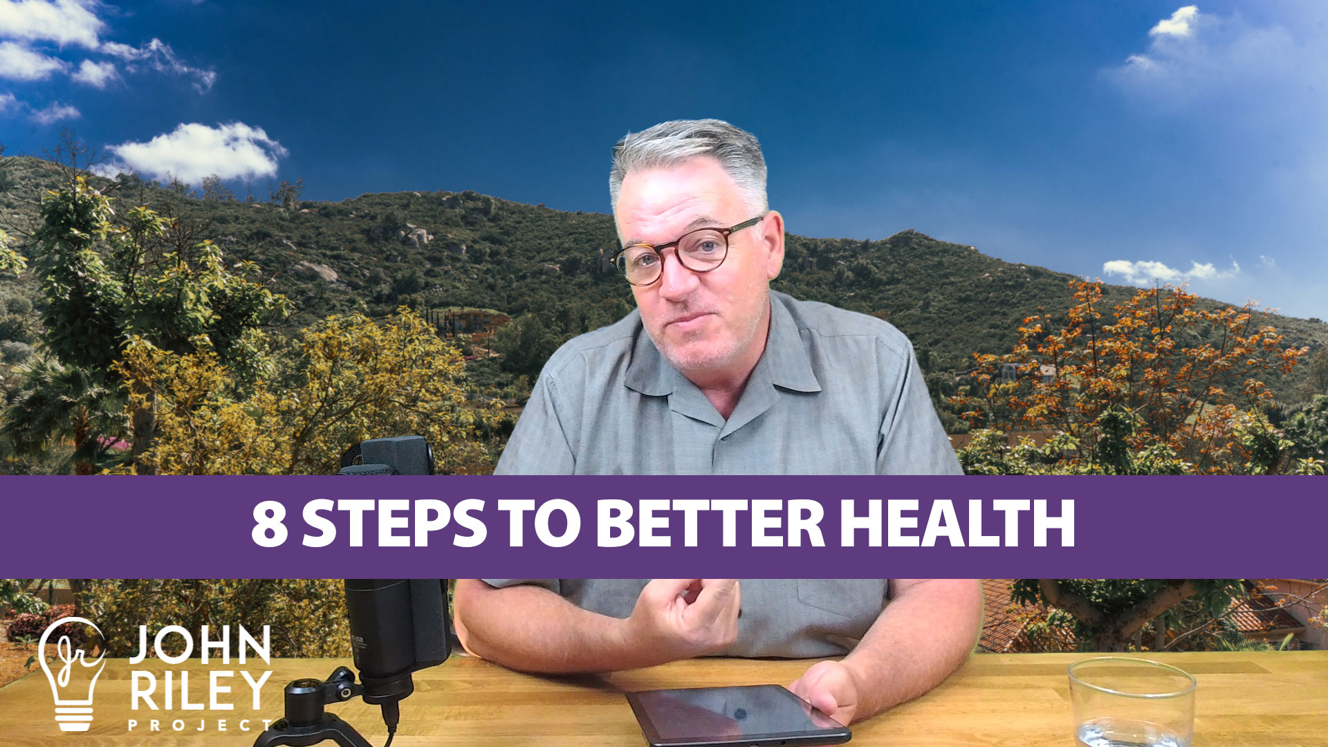 8 Steps toward better health, John Riley Project, JRP0064
