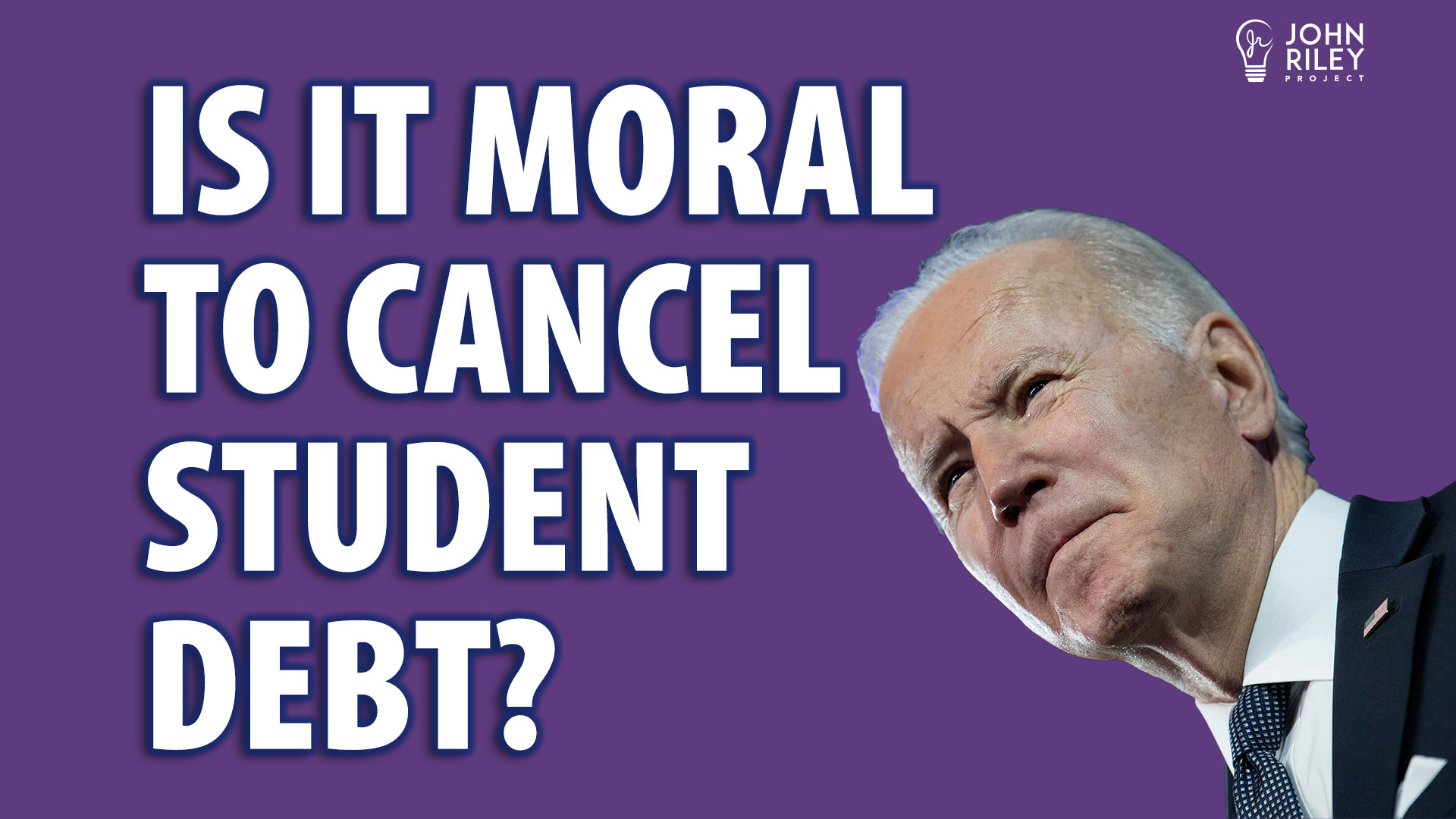is it moral to cancel student debt, john riley project, jrp0284