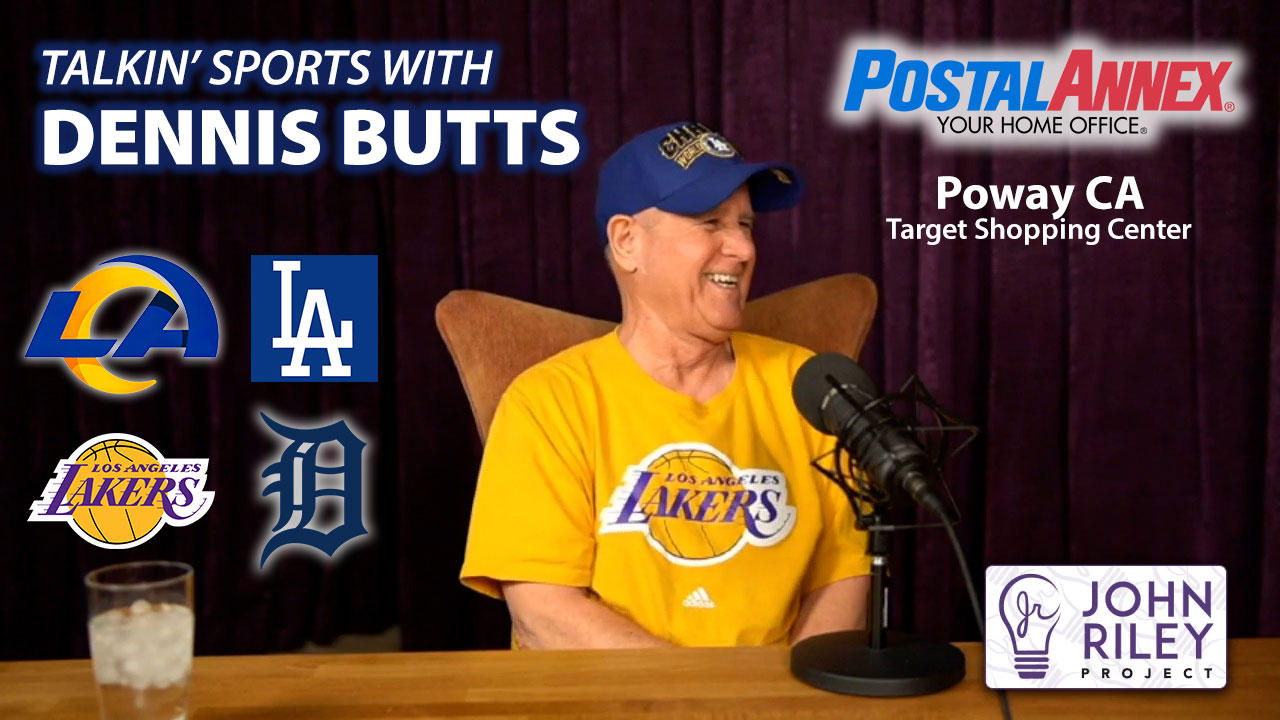 dennis butts, poway, postal annex, dodgers, rams, lakers, john riley project